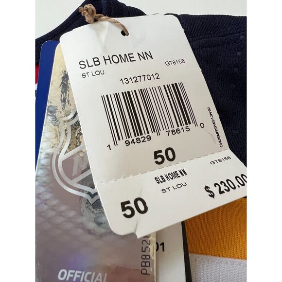 Adidas Hockey Jersey Authentic St. Louis Blues Ryan O'Reilly GT8158 Men Size 50 - Picture 5 of 13